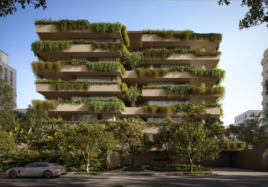 No Edifício Primavera da RFM o bem-estar aparece menos no excesso e mais na escala, no verde, na privacidade e no respiro. Apenas 12 unidades a partir de 395 m2 num terreno de 1800 m2