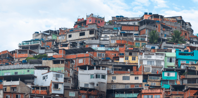 Ocupação de moradia na Zona Norte do Rio de Janeiro