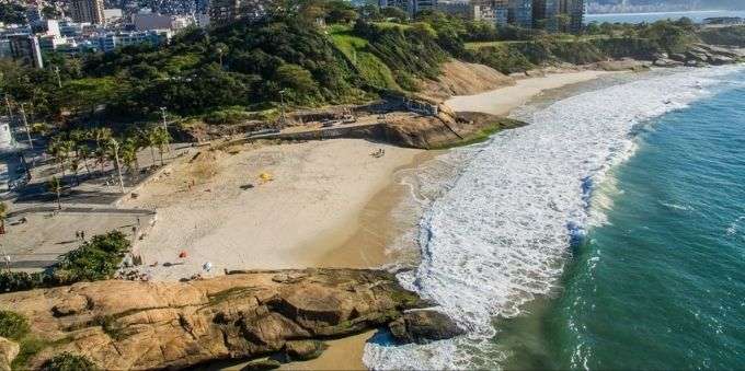 Praia do Diabo em Ipanema