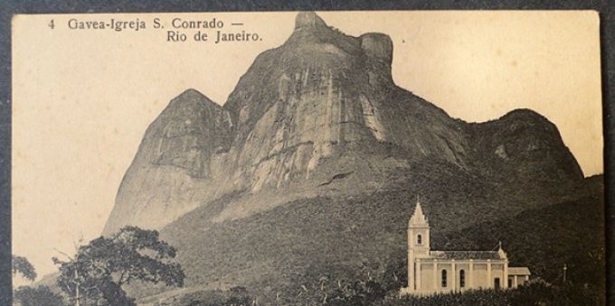Imagem antiga do morro de São Conrado