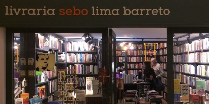 Na imagem, a Livraria e sebo Lima Barreto em Ipanema