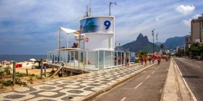 Na foto temos o Posto 9, o mais concorrido de Ipanema