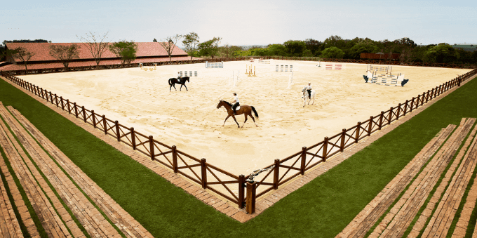 Pista de treinamento do Haras Larissa