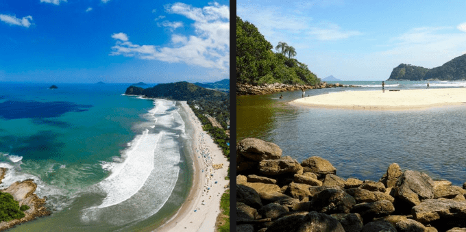 Camburi e Camburizinho, no Litoral Norte