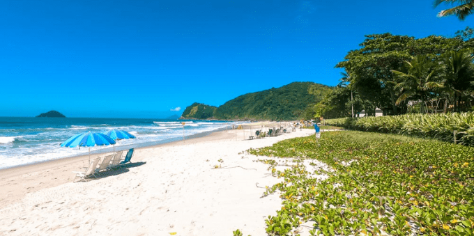 Praia de Maresias, no Litoral Norte