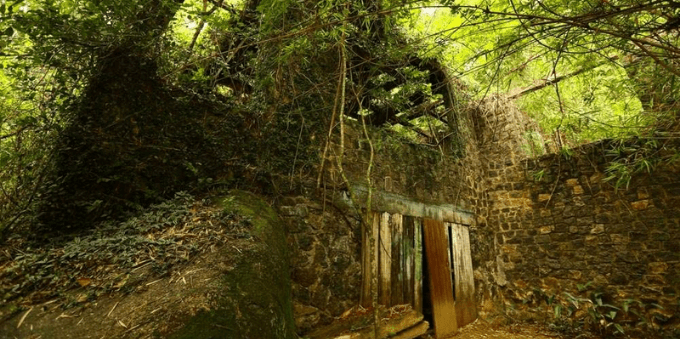 Ruínas do antigo engenho de cana de açúcar em Paraty