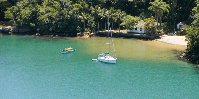 Saco do Céu, na Ilha Grande, em Paraty