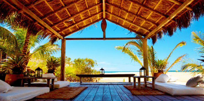 Beach point do Uxuá em Trancoso